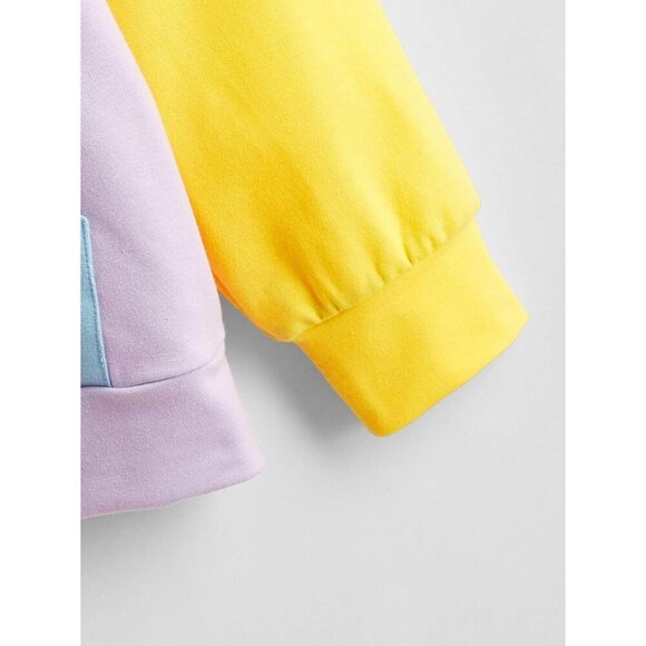 Womens Sweaty Rocks Long Sleeve Floral Print Pullover Hoodie Sweatshirt Tops - Picture 5 of 6